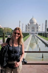 Io al Taj Mahal. Foto di Marta Grottesi - 18362123 10212781705239513 388072119 o