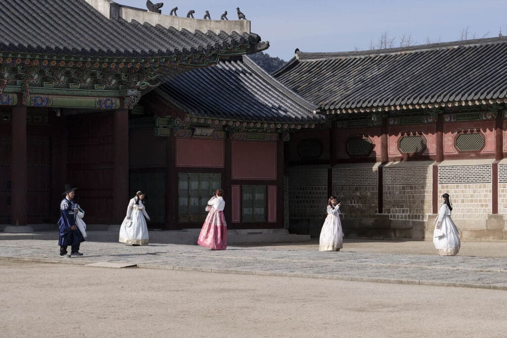 Hanbok a Gyeongbokgung